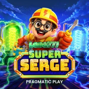 Robot electrician protagonist in the Super Serge slot game